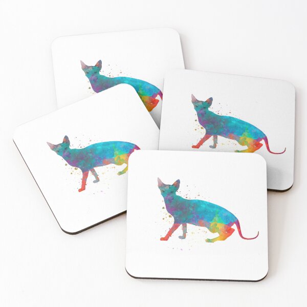 Item preview, minskin cat in watercolor designed and sold by paulrommer.