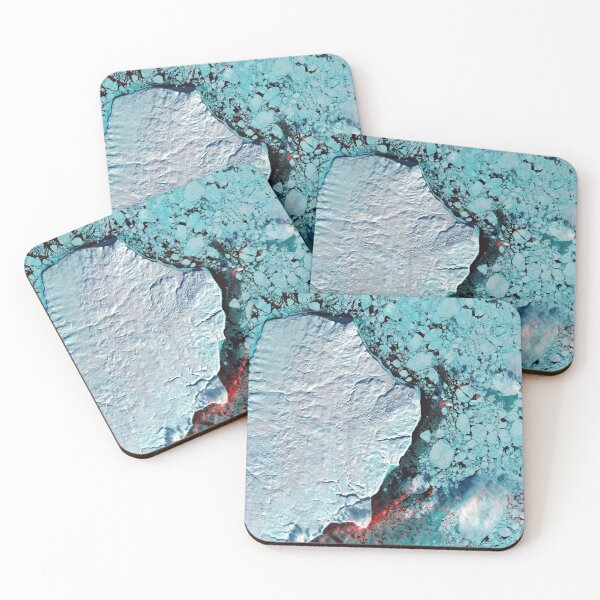 Item preview, Aerial Satellite view of Akpatok Island Ungava Bay Northern Quebec Canada designed and sold by CrystalCrush.