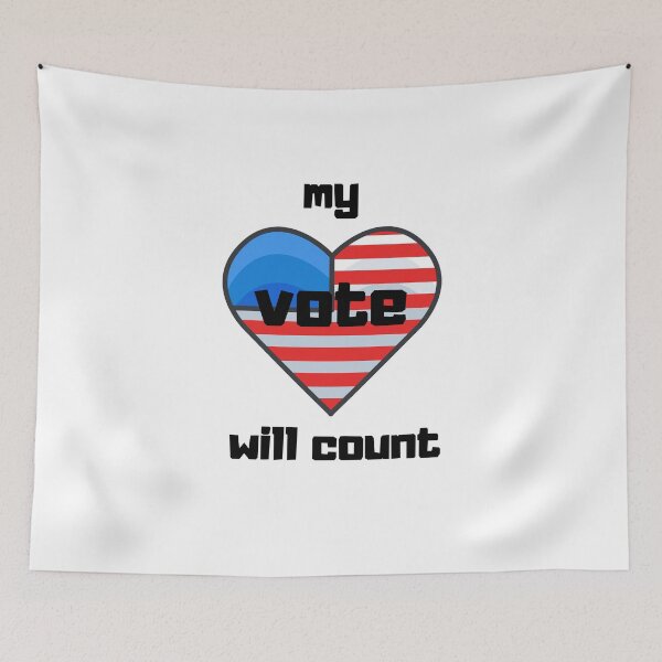 Item preview, my vote will count designed and sold by infinity-khd.