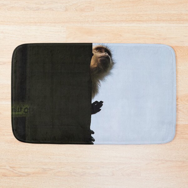 Item preview, Monkey on rooftop at asian market designed and sold by Tahne.