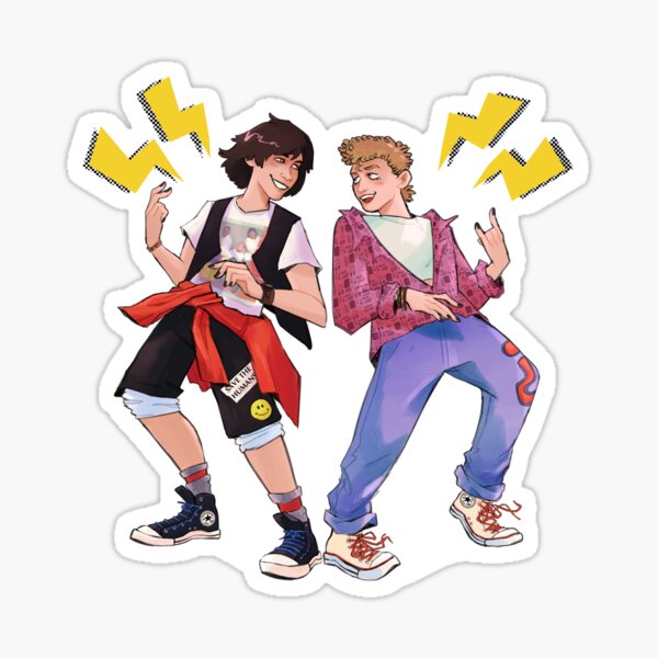 Bill and Ted's Excellent Adventure Sticker