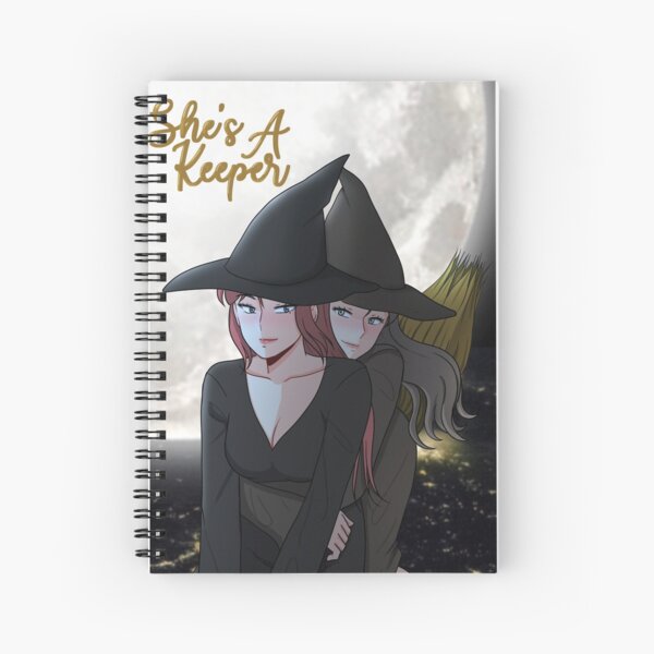 Clarelle as Witches Spiral Notebook