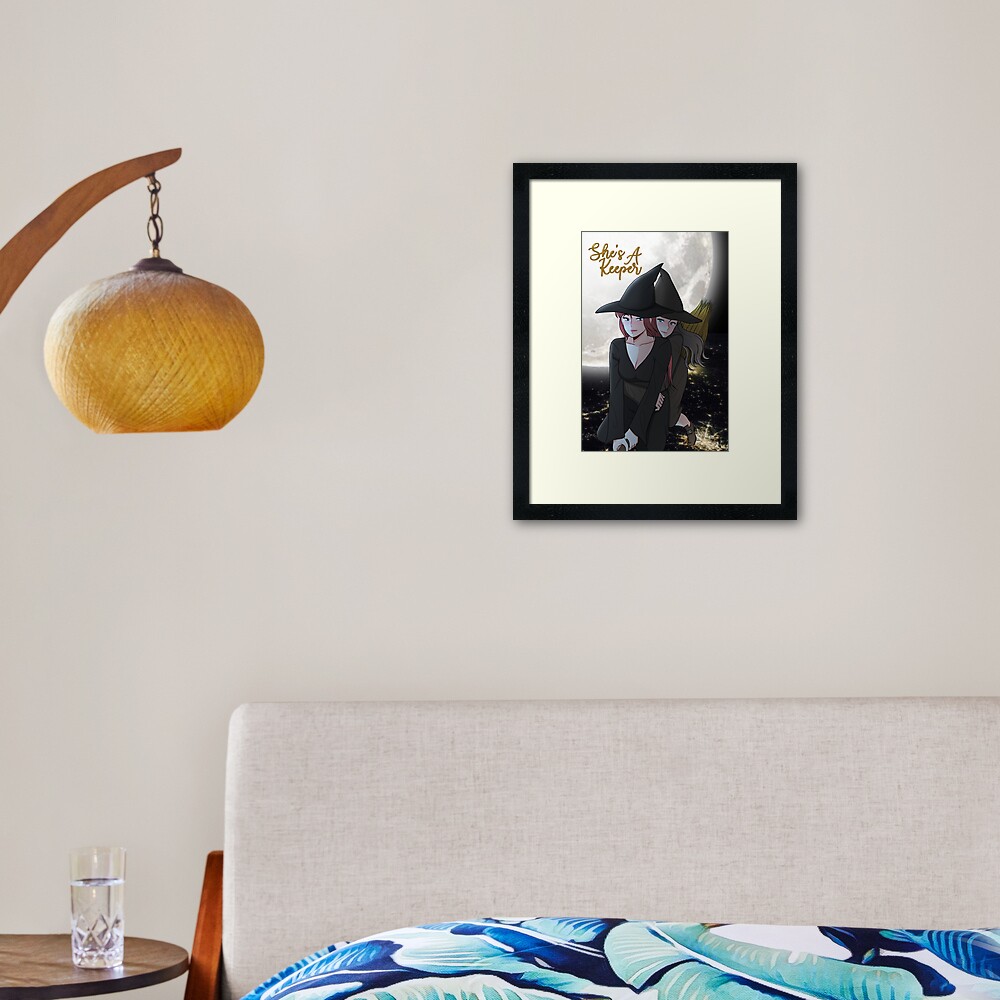 Clarelle as Witches Framed Art Print