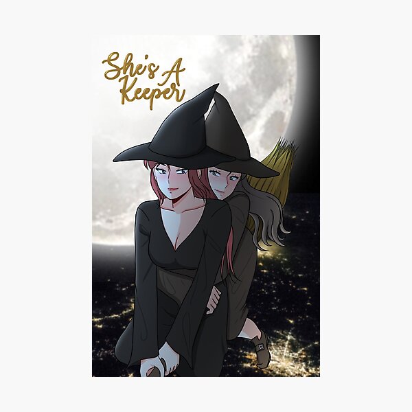 Clarelle as Witches Photographic Print