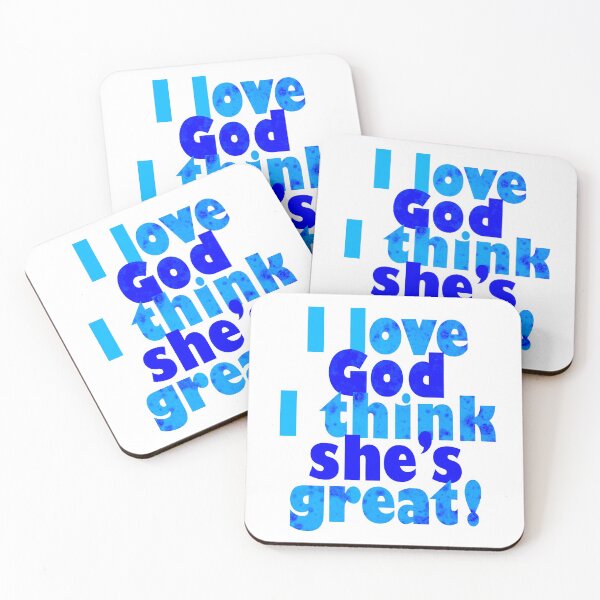 Item preview, I love god I think she’s great designed and sold by Papermouse.