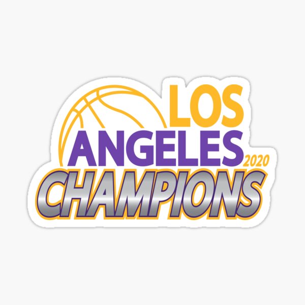 Los Angeles Lakers: 2020 Champions RealBig Logo - Officially Licensed NBA  Removable Wall Decal