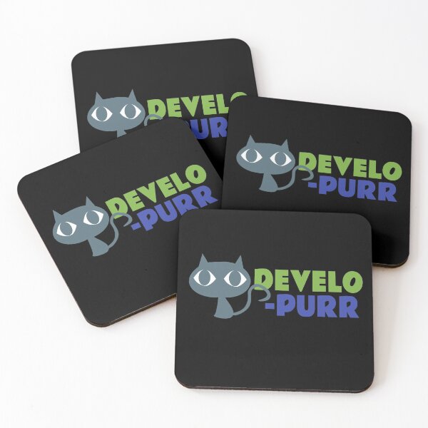 Item preview, Developer Developurr Cat Pun Programming designed and sold by jacks-tees.