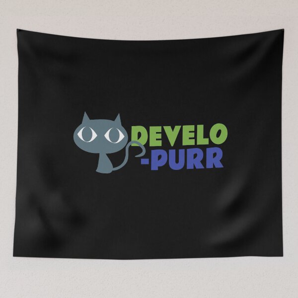 Item preview, Developer Developurr Cat Pun Programming designed and sold by jacks-tees.