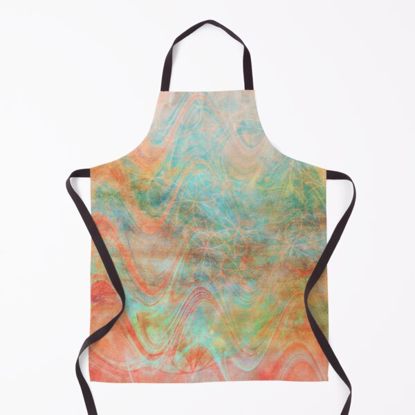 Item preview, Orange and Aqua Heat Waves designed and sold by IZiets.