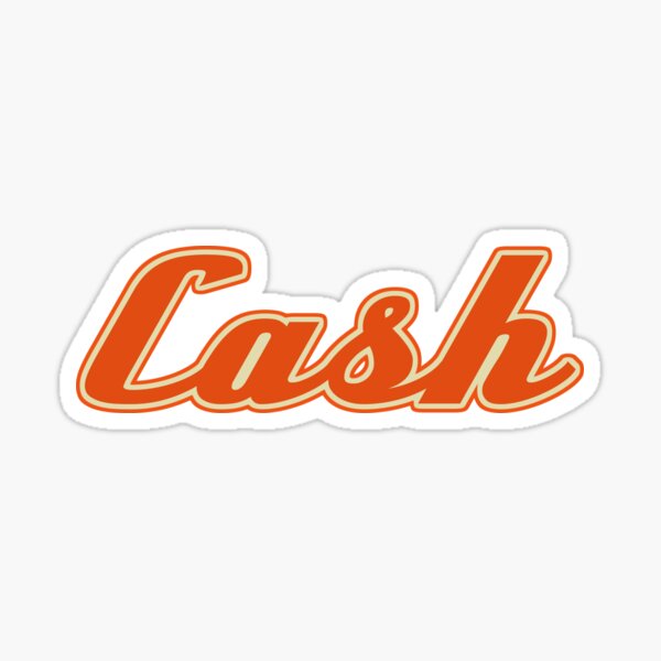 Retro Cash Sticker