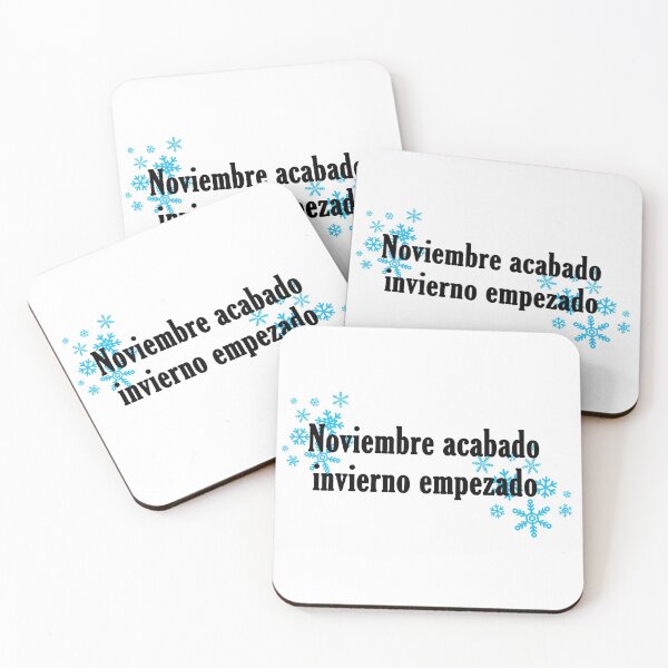 Item preview, Noviembre acabado, invierno empezado designed and sold by Taket.