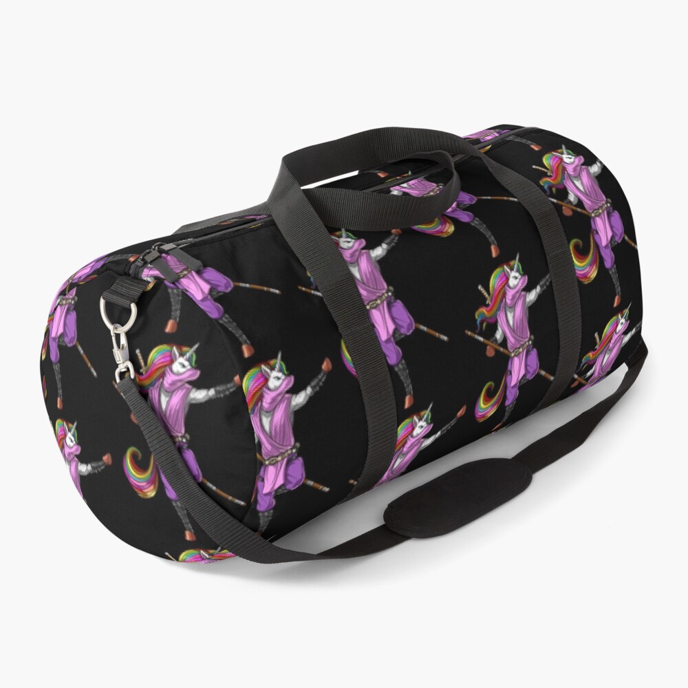 Unicorn Ninja Samurai Duffle Bag
