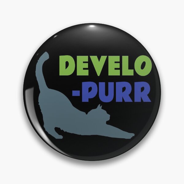 Item preview, Developer Developurr Cat Pun Programming Purrr designed and sold by jacks-tees.