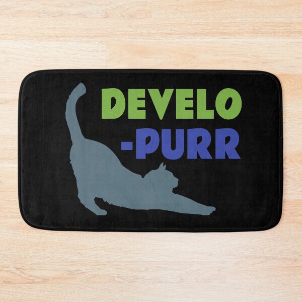 Item preview, Developer Developurr Cat Pun Programming Purrr designed and sold by jacks-tees.