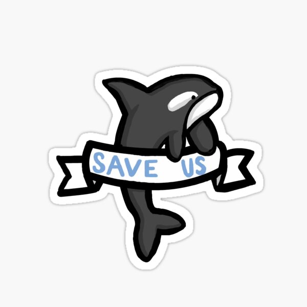 Save The Whales Sticker