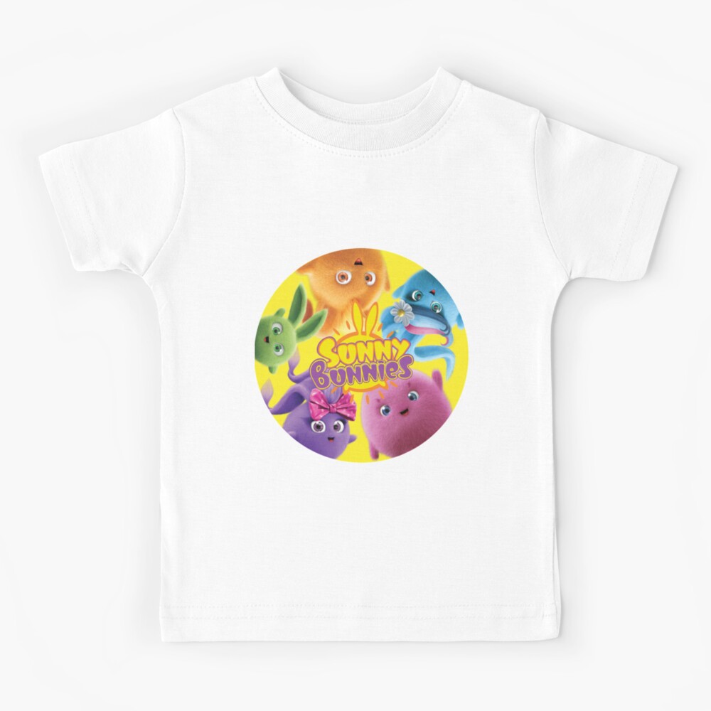 "Sunny Bunnies - Bunnies and Logo" Kids T-Shirt for Sale by Sunny ...