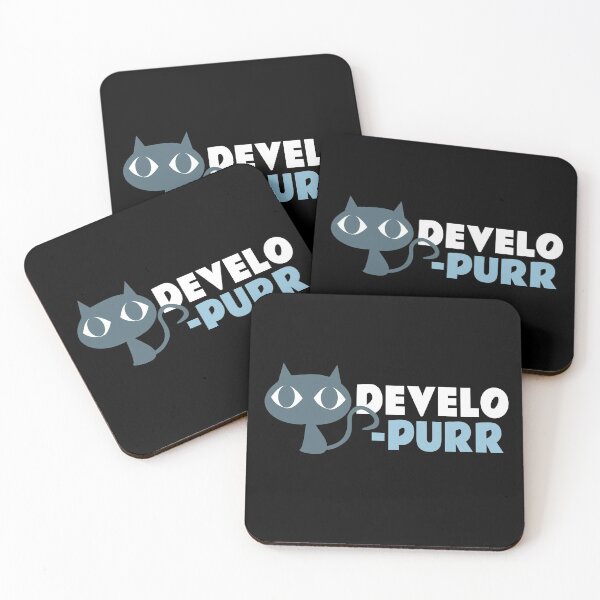 Item preview, Developer Developurr Cat Pun Programming Big Eyes Cat designed and sold by jacks-tees.