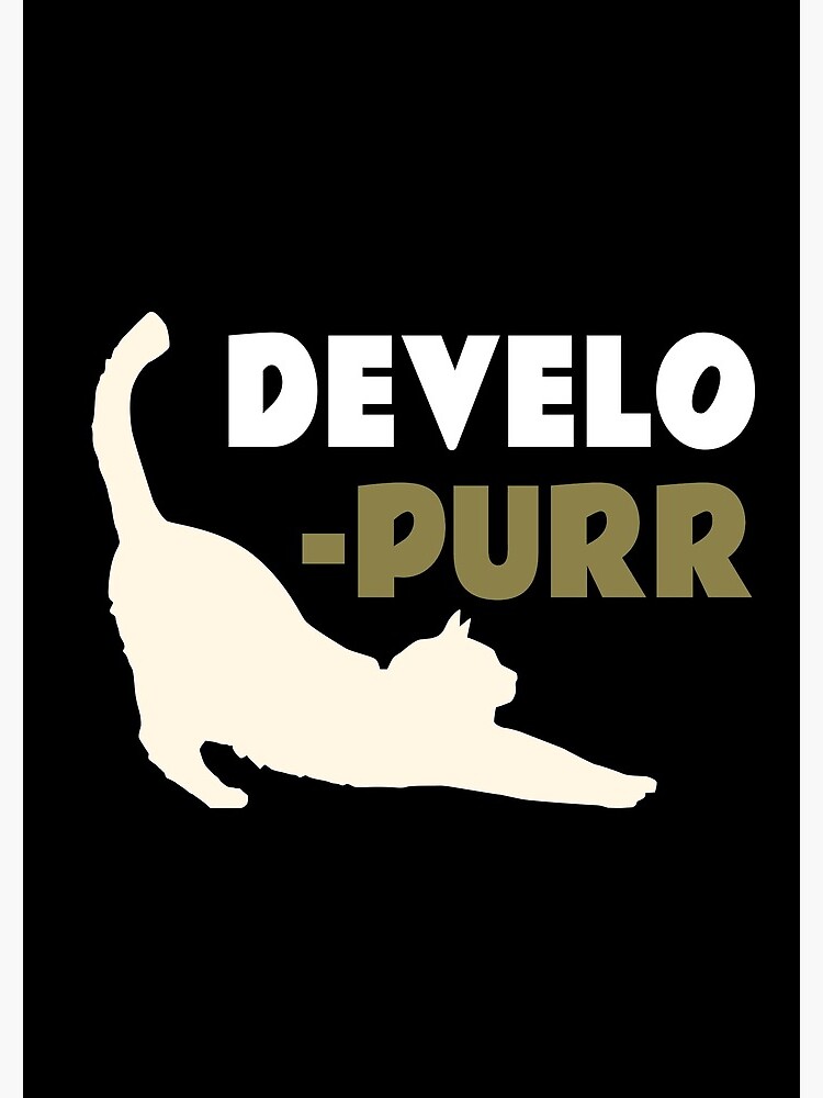 Thumbnail 3 of 3, Journal, Developer Developurr Cat Pun Programming Tan designed and sold by jacks-tees.