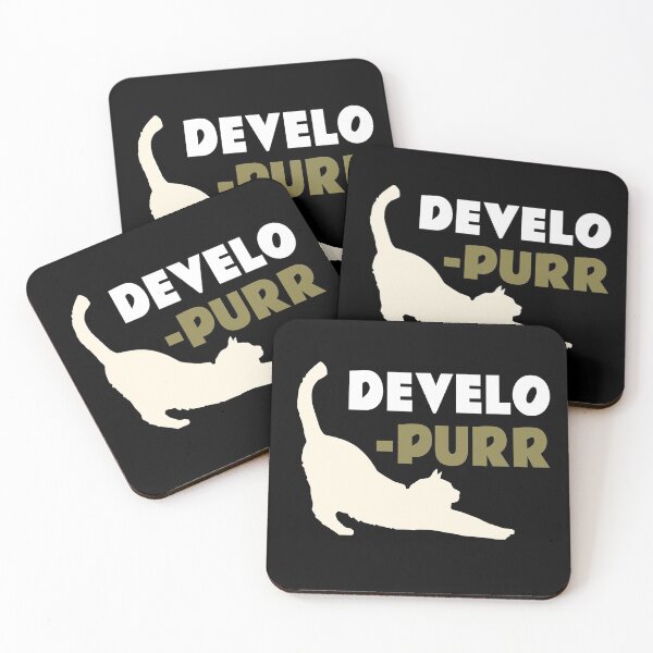 Item preview, Developer Developurr Cat Pun Programming Tan designed and sold by jacks-tees.