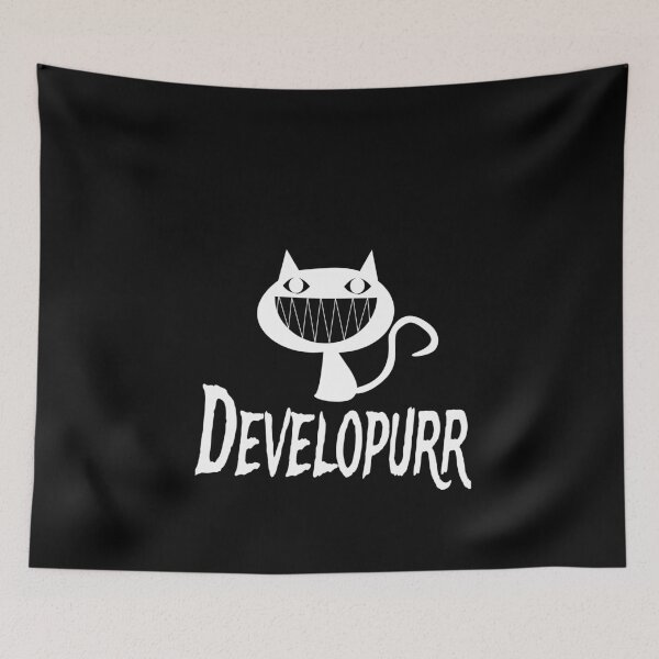 Item preview, Developer Developurr Cat Pun Evil Programming designed and sold by jacks-tees.