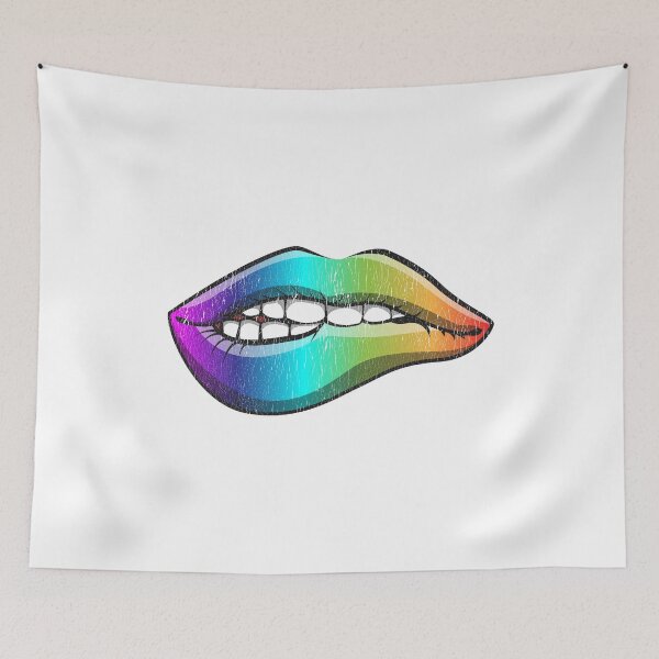 Item preview, Psychedelic Lips Universal Grunge designed and sold by RsK_DeSiGn.