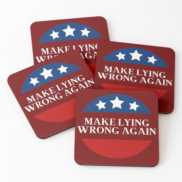 Item preview, Make Lying Wrong Again 3 Star American Flag designed and sold by TheBestSOTI.
