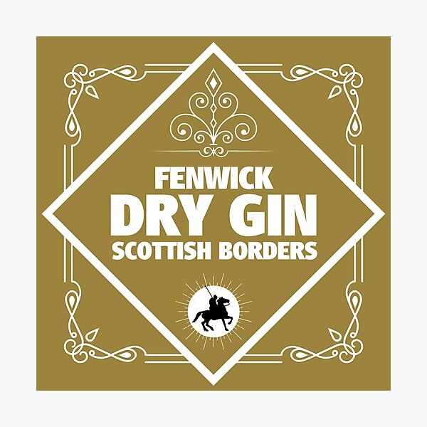 Item preview, FENWICK GIN Label | Border Reivers designed and sold by yourscotborders.