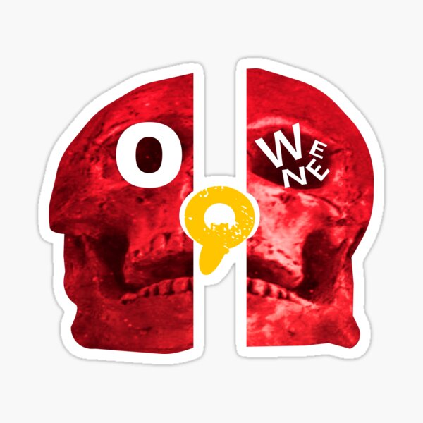 QUARANTINE O WEEN Sticker