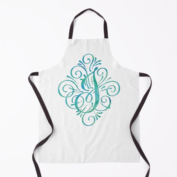 Item preview, Monogram Watercolor Calligraphy Letter J designed and sold by junkydotcom.