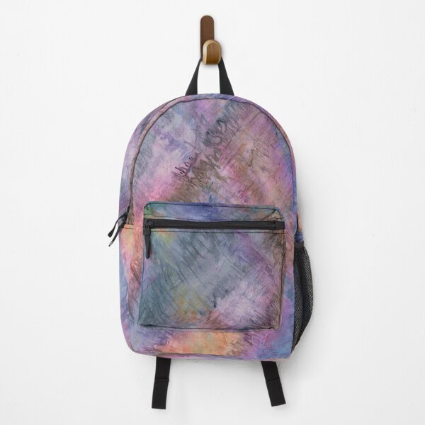 Item preview, Art watercolor drawing with violet strokes designed and sold by LP Design.