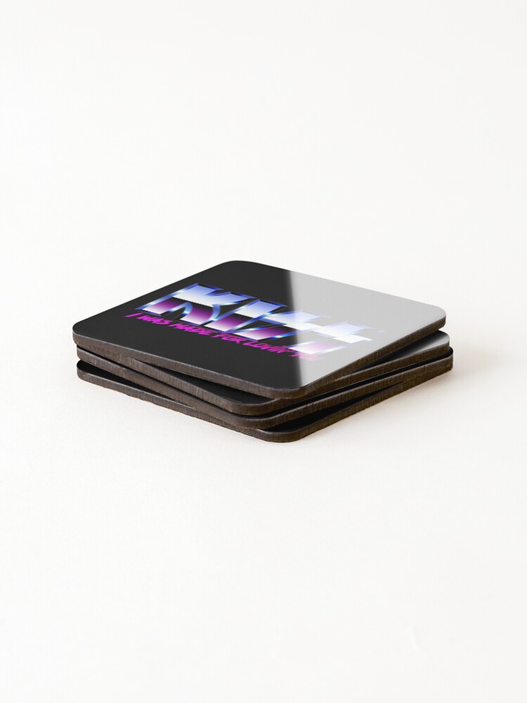 Alternate view of KISS - I was made for lovin'you - Chrome Coasters (Set of 4)