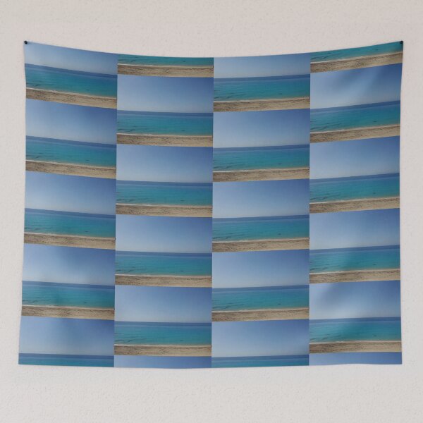 Item preview, Ionian blue, horizontal lines designed and sold by paulboizot.