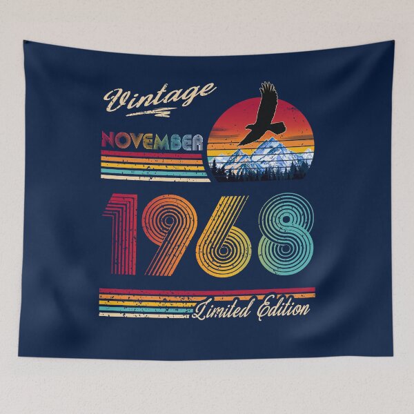 Item preview, November 1968 Birthday designed and sold by GreenSplash.