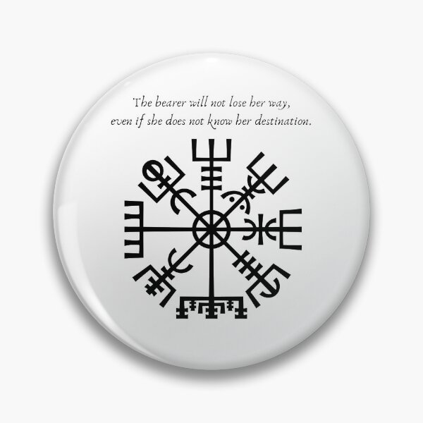 Item preview, Vegvisir - Mystical Viking Symbol of Guidance & Protection (she/her) designed and sold by Orkneyology.