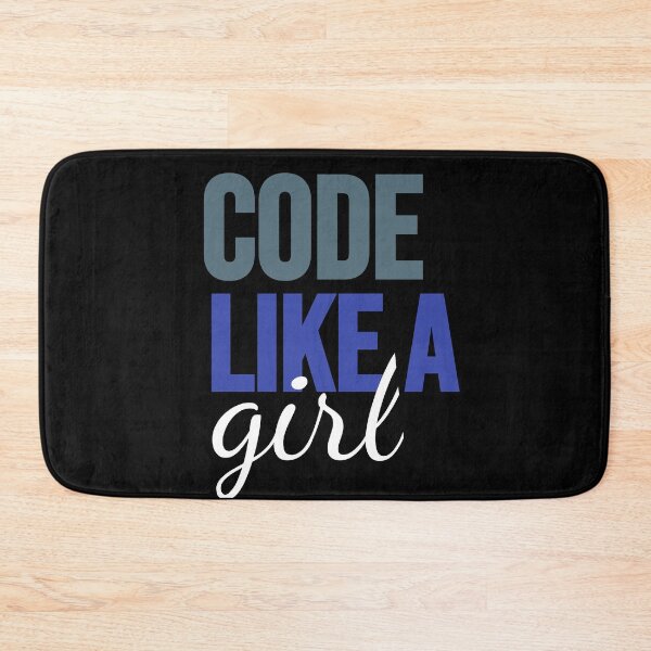 Item preview, Code Like A Girl Programming Girls designed and sold by jacks-tees.