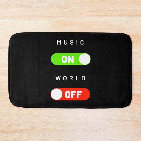 Item preview, Music On World Off designed and sold by ReVamp  Store.