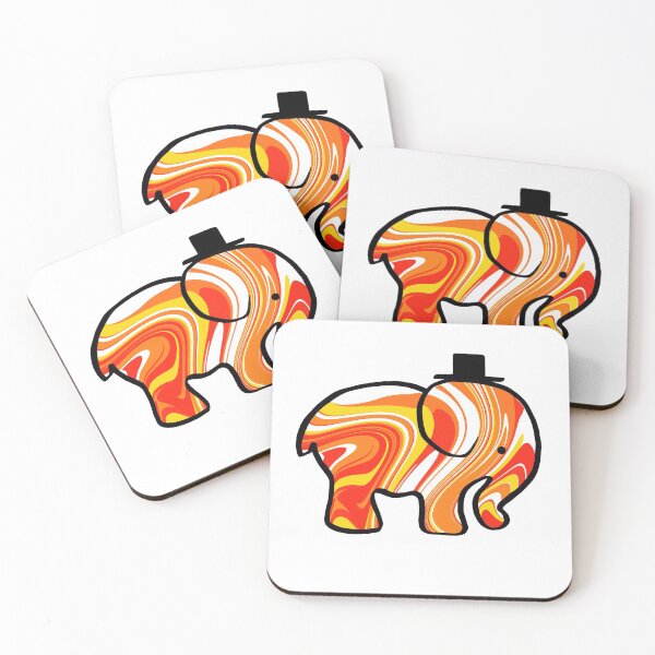 Artikelvorschau, Zylinder Elefant entworfen und verkauft von MarbleStickerco.