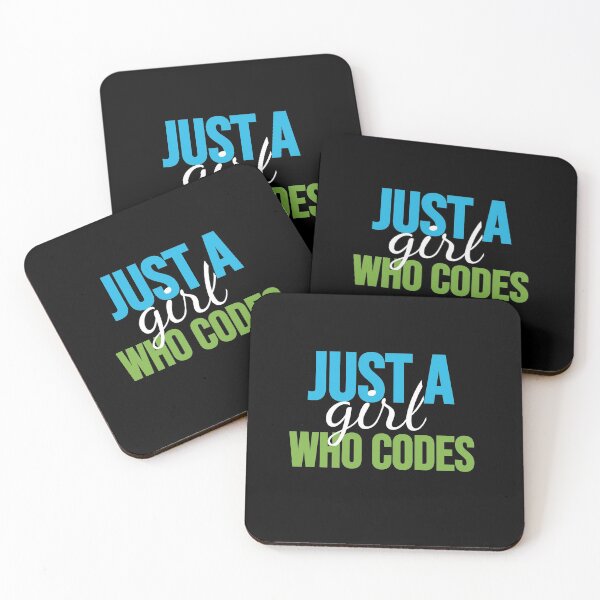 Item preview, Just A Girl Who Codes designed and sold by jacks-tees.