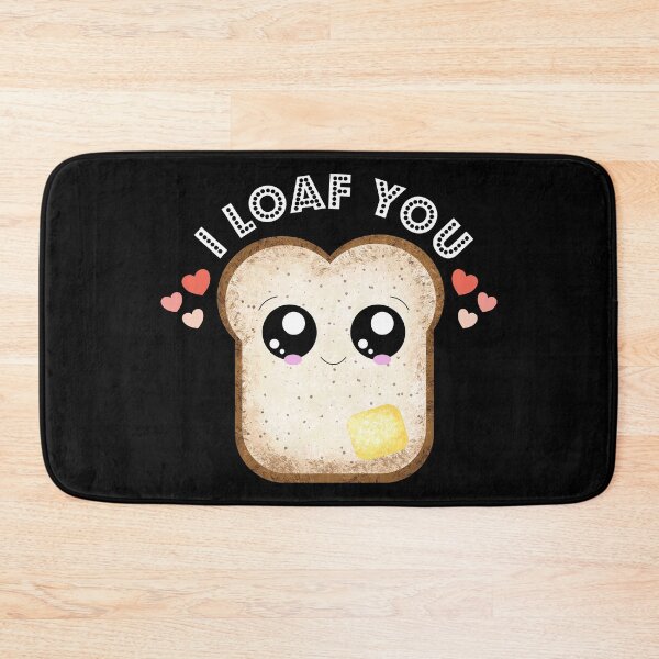 Item preview, Kawaii I loaf You cute funny food puns designed and sold by PlusAdore.
