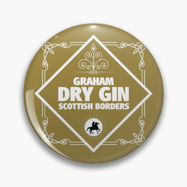 Item preview, GRAHAM GIN Label | Border Reivers designed and sold by yourscotborders.