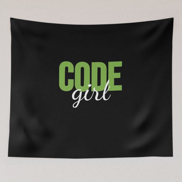 Item preview, Code Girl Programming designed and sold by jacks-tees.