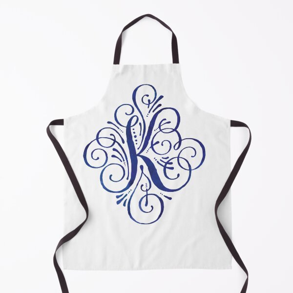 Item preview, Monogram Watercolor Calligraphy Letter K designed and sold by junkydotcom.