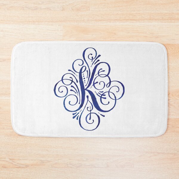 Item preview, Monogram Watercolor Calligraphy Letter K designed and sold by junkydotcom.
