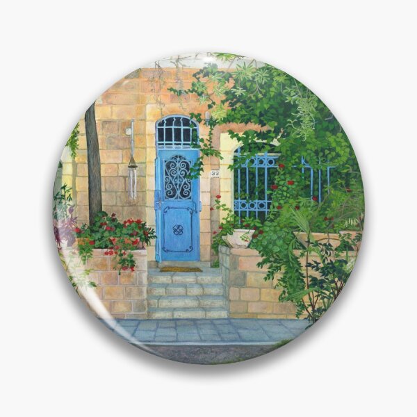 Item preview, Blue door, Jerusalem scene designed and sold by Melvyn Kahan.