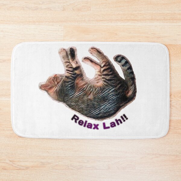 Item preview, Relax Lah!! Singapore Cat designed and sold by kimcrunner.