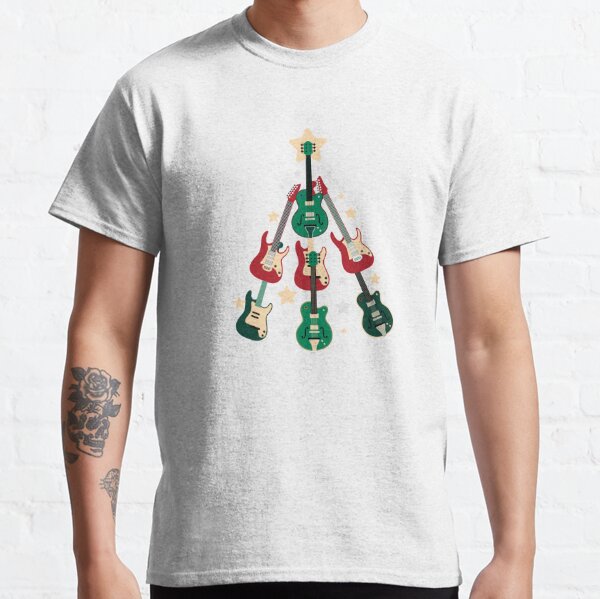 guitar christmas t shirt