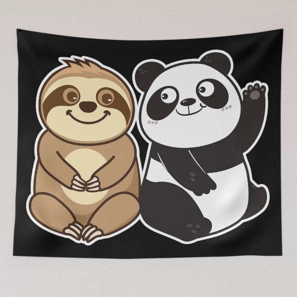 Item preview, Sloth Panda designed and sold by plushism.