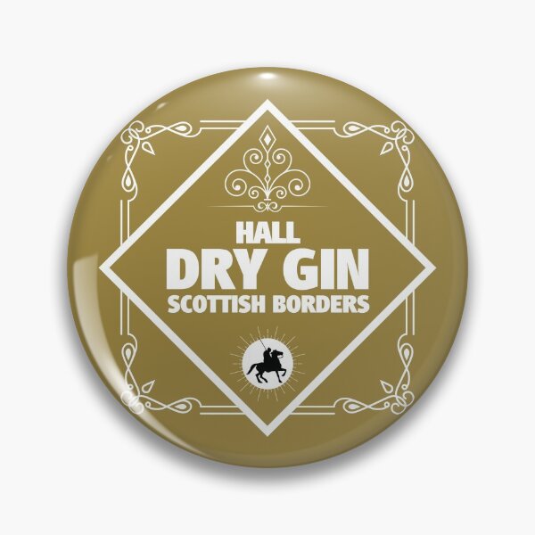 Item preview, HALL GIN Label | Border Reivers designed and sold by yourscotborders.