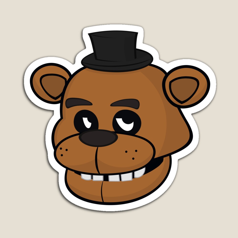 Freddy Head Sticker for Sale by OrangeSquash2 | Redbubble