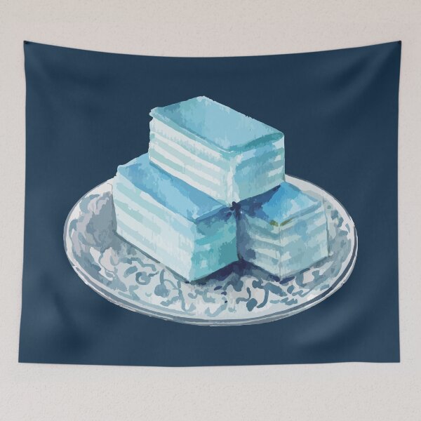 Item preview, Blue Butterfly Pea Kuih Lapis designed and sold by Alicia Chee.